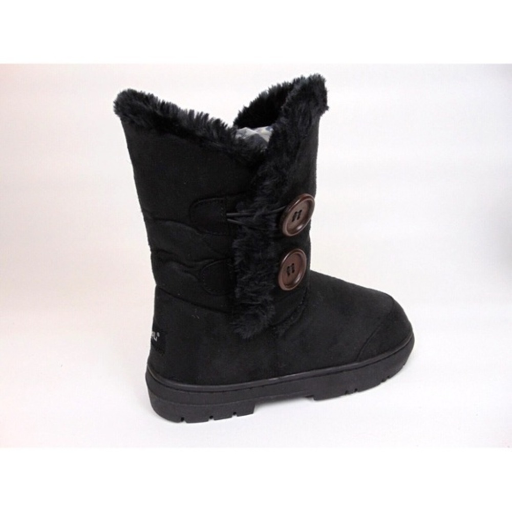 CLPP'LI Womens Twin Button Fully Fur Lined Winter boots size 7